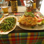 S&G Restaurant - 空芯菜炒め、パイナップルチャーハン