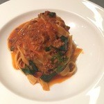 ブルガリ イル・カフェ - 2016年1月　お友達のパスタ！