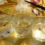 居酒屋脇田丸 - 黒糖焼酎3種類飲み比べ