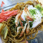 中野やきそば処 小出屋 - 焼きそば・並(420円)+温玉(54円)