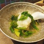 めしカフェ マニマニ - Ａ定食の「真鯛としいたけのかぶら蒸し～七草あんかけ～」