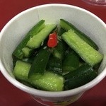 港園牛肉麵館 - きゅうりの漬物