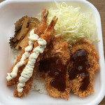 かつや - エビ・ヒレかつ丼