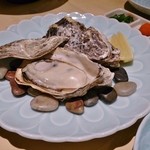 レストラン 七海 - 焼き牡蠣