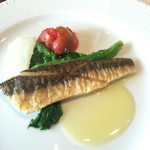 ル ボークープ - 旬のカマスのソテー
