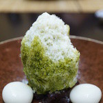 湖里庵 - 宇治金時のかき氷♪