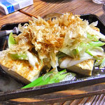 よし半 - 豆腐ステーキ