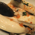 ラブワイン - エリンギのアンチョビマリネ　くせになる３８０円