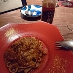 シャンパン&醤油バー フルートフルート - 【2016/1月】和牛と根菜のミートソースのパスタ