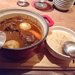 シャンパン&醤油バー フルートフルート - 【2016/1月】牛ほほ肉の煮込み（ビーフシチュー）＆マッシュポテト