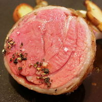 ジュー ドゥ マルシェ - 仔羊背肉のロースト キノコのソテー(正式名称不明)