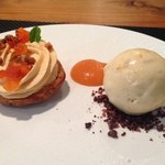 デザートのアップ