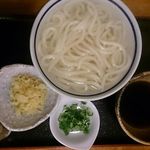熟成うどん なかや - 釜あげうどん大盛＠熟成うどんなかや（2015年12月某日）