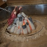 柳家 - 熊焼いてます。