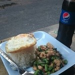 IM CHAN - ガパオ（豚肉）＆ペプシ