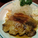 洋食エリーゼ - ポークジンジャー（たっぷりのキャベツとポテサラ）