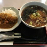 ファミリーレストラン ライラック - 私はいつもの、カツカレーセット　2015.12.30