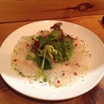 蕎麦cafe 伍 - 水タコのカルパッチョ