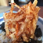 しれとこ里味 - 【2015年12月】知床産つぶのかき揚げレギュラー丼のかき揚げです。