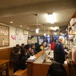 沖野水産 - リニューアルした店内