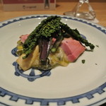 神保町 傳 - 鴨ロース　下仁田ネギ　たけのこ　カーボロネロ