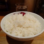 七福家 - 「七福家 早稲田店」デフォルトライス100円(税込み)