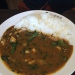 ＣｏＣｏ壱番屋 - ほうれんそうカレー+えびあさり（870円）