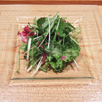 そばの実 一閑人 - 京水菜のサラダ
