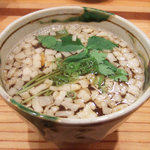 そばの実 一閑人 - 油かけそば(1000円)