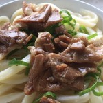 手打うどん たむら - 夢豚・・・ちょっぴり甘辛濃いめな味付けで、かなりＧｏｏ～✌