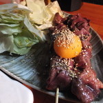 焼き鳥 まつなが - 月見きも