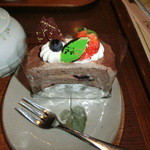 焙煎珈琲工房　梢庵 - 2015年12月：チョコレートケーキ