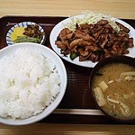 おおとり商店 - 豚スタミナ焼定食630円