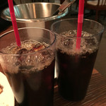 レッドロブスター - フリードリンクのアイスコーヒー
