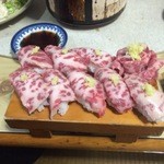 馬肉の握り寿司もサシは美しいです【料理】