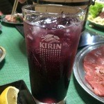 焼肉 はせ川 - 自分が飲んでいた巨峰サワー【ドリンク】