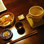 手打ち蕎麦 かね井 - さてと、一杯いきますか。