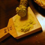 手打ち蕎麦 かね井 - 本生わさびスリスリ後