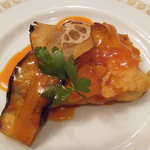 ロザージュ - 若鶏もも肉のピカタ　チリソース 