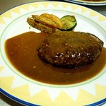 ブラッスリー・ハル - ごぼう入りハンバーグ味噌ソース