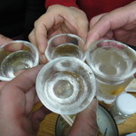 四ツ木製麺所 - ２０１６年１月再訪・カンパ〜イ！