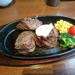 ステーキ＆ハンバーグ専門店　肉の村山 - テキサスステーキ