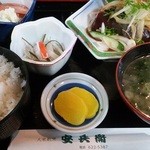 安兵衛 - H28.1　鰹たたき定食700円