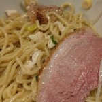 がふうあん - 和え玉鴨増し-混ぜ後(2015/12)