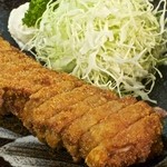 1400円『牛ロースかつ １３０グラム麦めしとろろセット』2016年1月吉日