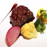 オザワ - ランチコース 5940円 の牛ヒレ肉のソテー 赤ワインソース