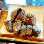 鉄板焼ステーキ 一ッ葉ミヤチク - ★宮崎県産和牛もも