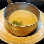 鉄板焼ステーキ 一ッ葉ミヤチク - ★ブロッコリーのスープ