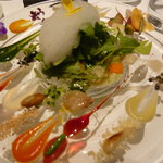 前回もとても感動したお野菜のプレート