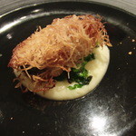 リストランテ サクラ - 2016.1 牡蠣の生ハムとカダイフ巻